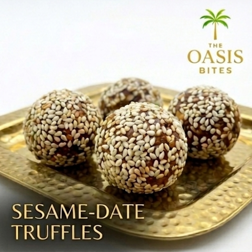 Sesame-Date Truffles